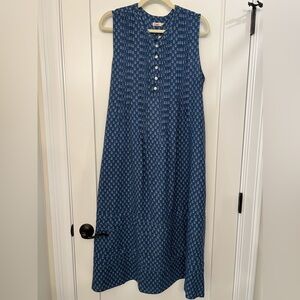 Faherty Isha Midi Dress Gobi Floral Large NO BELT